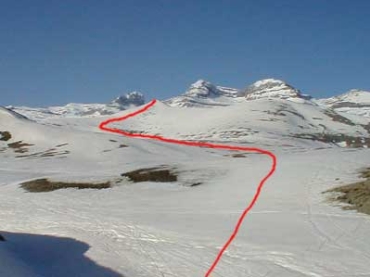 Marbore alt=Subida a Punta Sierra Custoria desde Cuello Arenas